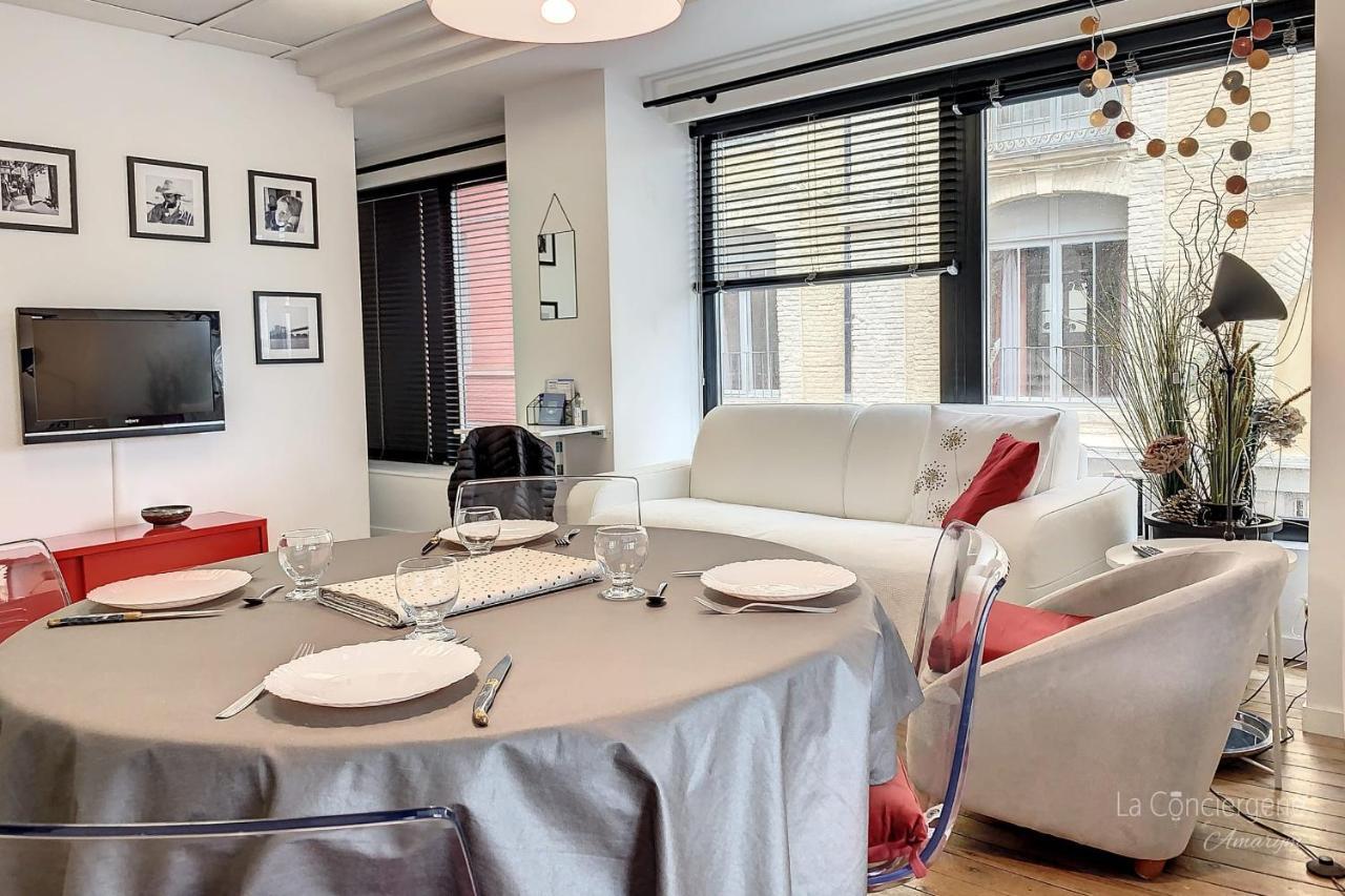 Ferienwohnung Dm20 - Les Arcades Vue Sur Le Port Dieppe Exterior foto
